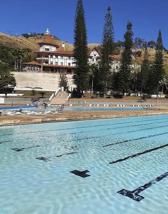 Apartamento Aconchegante Centro Águas de Lindóia Appartamento Esterno foto